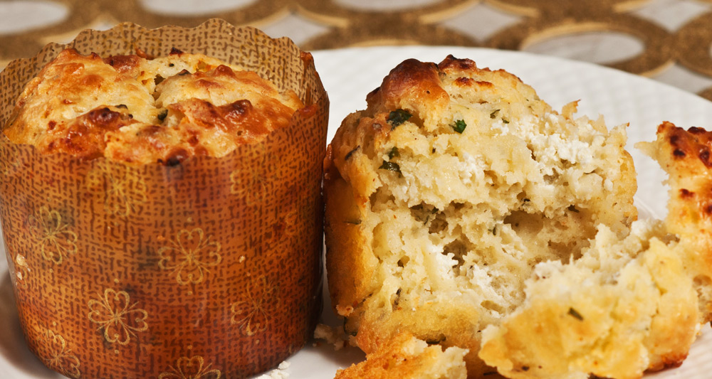 Radish and Goat Cheese Muffins - Fresh On The Menu Recipe