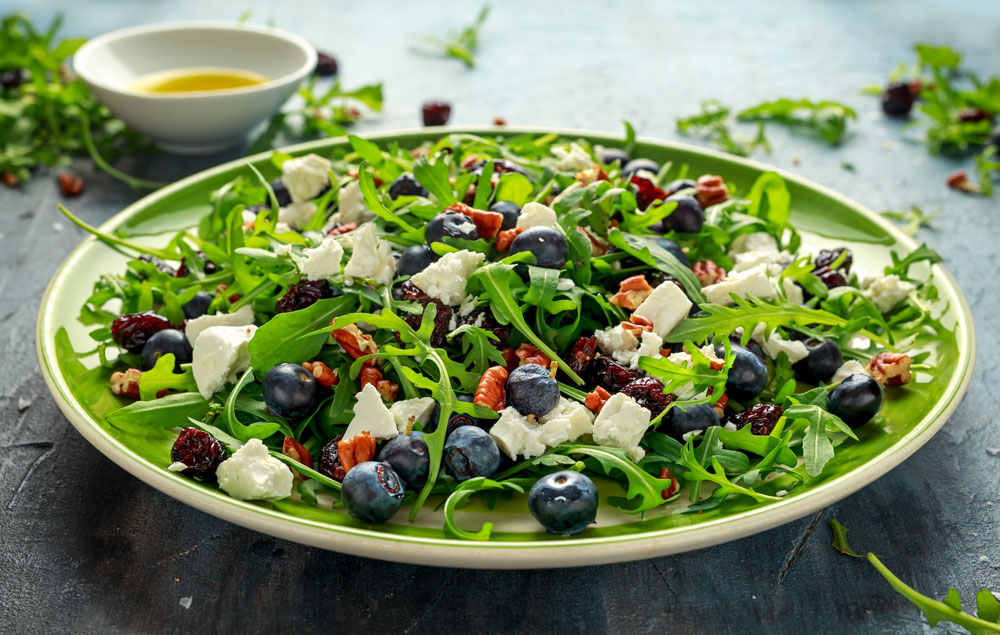 Blueberry Feta Salad - Fresh On The Menu Recipe