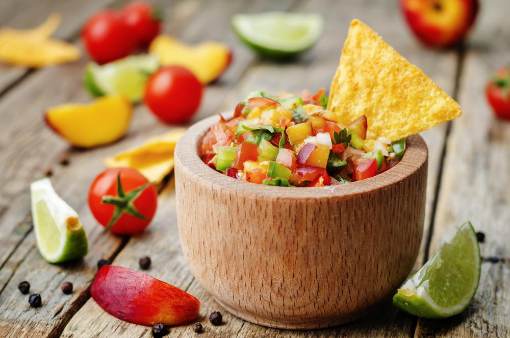 Peach Salsa - Fresh On The Menu Recipe