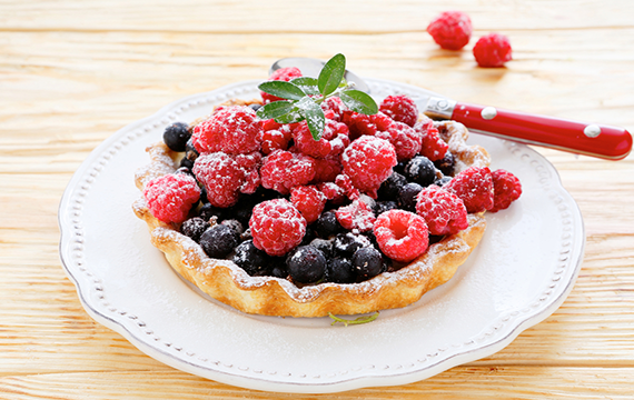 Blueberry & Raspberry Tart - Fresh On The Menu Recipe