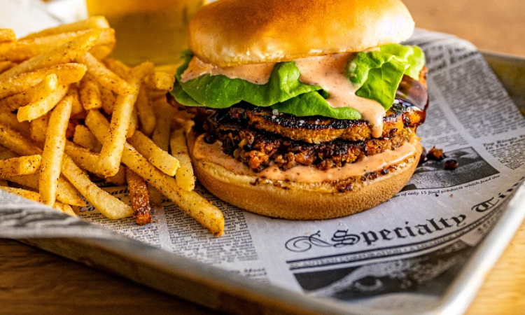 Chef Michael Sibert’s Double Patty Plant-Based Burg’r