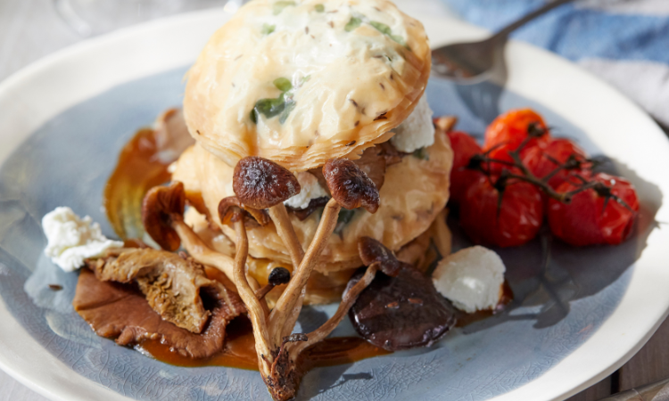 Malia’s Wild Mushroom Napoleon