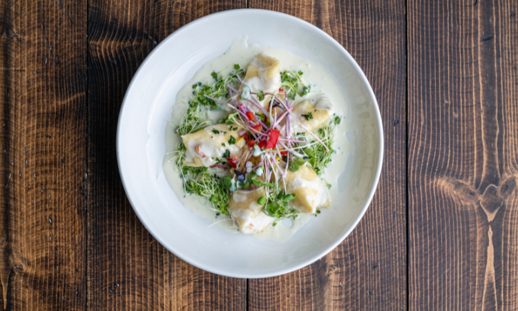 Indigenous Underground Smoked Gouda Agnolotti